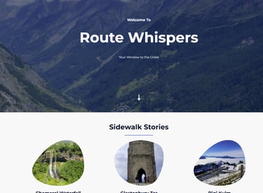 Routewhispers Homepage