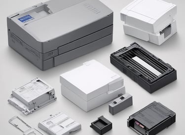 Original replacement parts ready for installation.