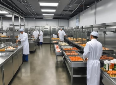 Consultant advising a client on environmental compliance outdoors.