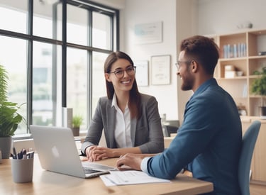A cozy house with a well-kept garden under a clear blue sky.