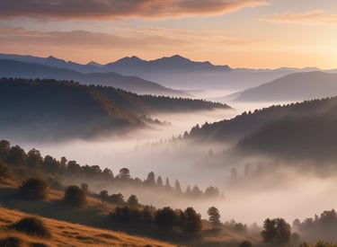 A serene, minimalist room bathed in soft natural light where a male and female instructor demonstrate Tai Chi.