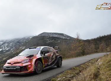 Sébastien Ogier sur le Monte Carlo 2026 avec sa Toyota Yaris GR Rally1
