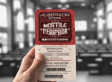 A thrilling scene from a horror short film screening.