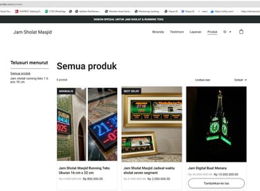 PEMBUAT WEBSITE TOKO ONLINE