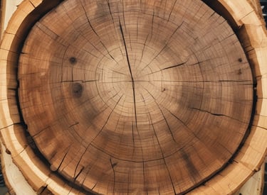 Close-up of hands carving a detailed wooden sculpture with natural wood grains visible.