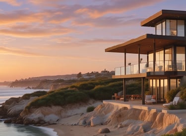 Jesse Ramirez smiling warmly in front of a charming Southern California home.