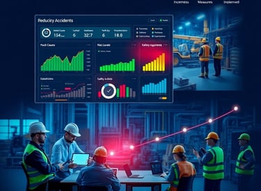 Снижение аварийности. группа людей выявляют причины происшествий