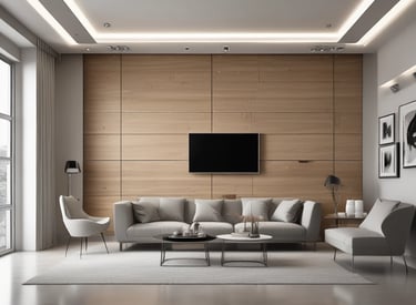 A stylish bathroom with contemporary fixtures and finishes.