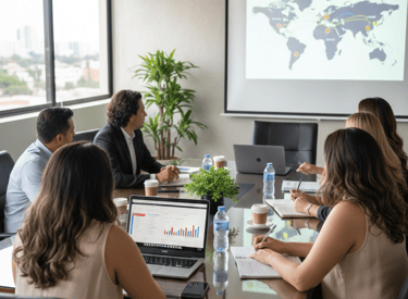 agentes de viajes en capacitación