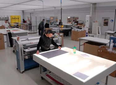 Professional exhibition booth production facility