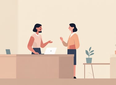 Je discute avec vous pour préparer la négociation auprès des banques.