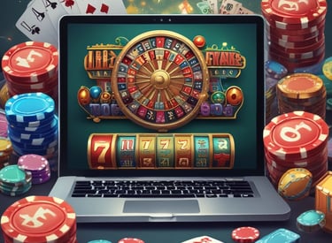 A friendly tutorial screen with step-by-step instructions for new casino players.