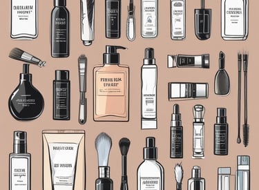 A vibrant assortment of health and wellness products including vitamins and supplements.