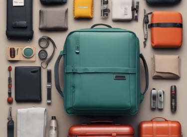 Close-up of a field journal and pen resting on smooth rocks by a mountain stream.