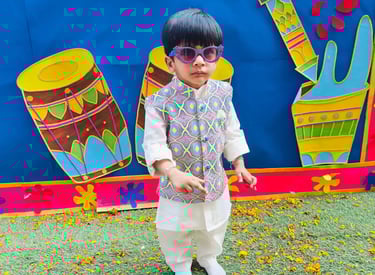 Child playing in dress class  of Enfant preschool in Happy heart ,brilliant mind 
