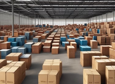 A sleek modern office with global maps and trading charts on screens.