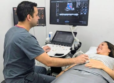 Ecografía abdominal de vena Porta, ecografía doppler
