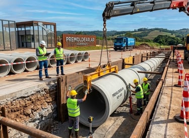 tubos para alcantarillas vialidad obra publica
