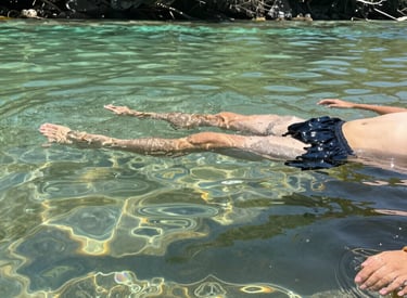 a man riding a skateboard down the side of a ramp