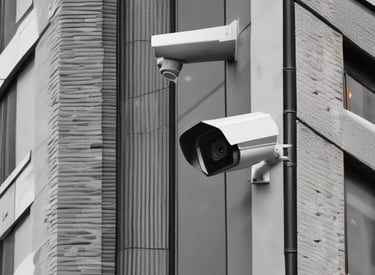 Close-up of advanced security system interface with real-time alerts.