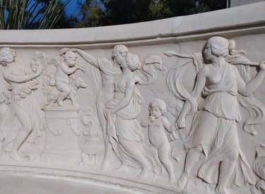 Banco del Jockey Club de Rosario restaurado por Almapiedra y protegido con nanotecnología Tecnan.