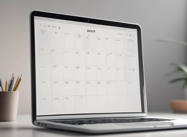 Illustration of a friendly AI assistant answering phone calls on a sleek headset.