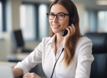 Visual of a digital calendar with confirmed appointment slots highlighted in soft blue tones.