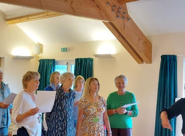 Our Tenors practicing