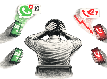 Empresa perdiendo ventas por WhatsApp y llamadas no atendidas