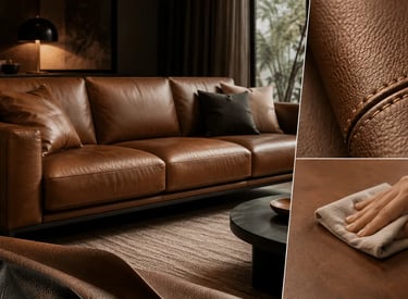 Sofa Upholstery Leather: Comfort, Durability, and Easy Care