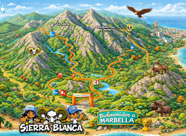 Recorridos de carrera montaña Marbella Rangers