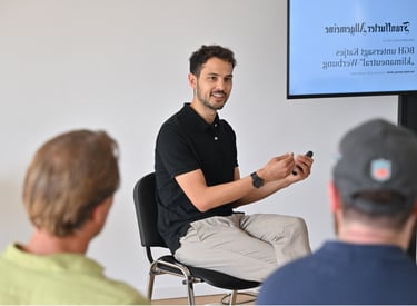 Experte für Klimapsychologie Fabian Hirt gibt Workshop