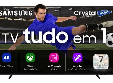 Faixa: custo-benefício equilibrado, Samsung Crystal UHD 4K