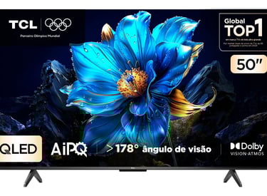 Faixa: custo-benefício agressivo, TCL 50 Polegadas QLED 4K 