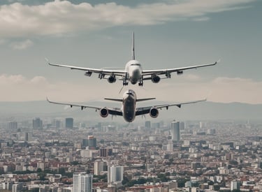 A smiling travel agent assisting a Spanish-speaking customer with airline tickets