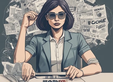 An illustrated guidebook with warning symbols and safety tips.