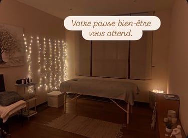 Cabine de massage de Camille Bardiau