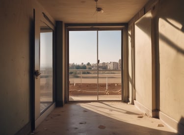 Close-up on a luxury apartment interior showcasing modern finishes and natural light.