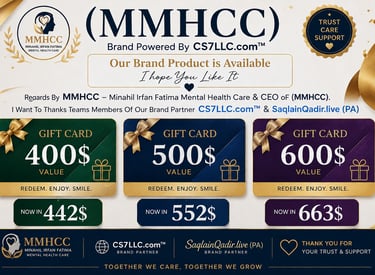 Redeemed Gift Cards 100$ To 600$ (MMHCC) Brand Powered By CS7LLC.com™