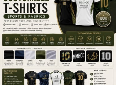 (MMHCC) 🌐 CS7LLC.com™ Customized T.Shirts (Sports & Fabrics)