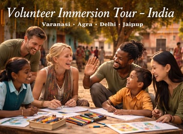 volunteer immersion tour India cultural Exchanges