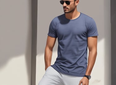 Close-up of colorful knitted fabrics stacked in a Tiruppur factory.