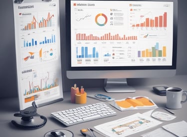 Dashboard showing real-time manufacturing analytics.