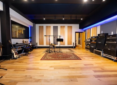 Main Live Room at the Recording Studio - Atlanta GA