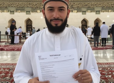 A traveler filling out an online registration form on a laptop.