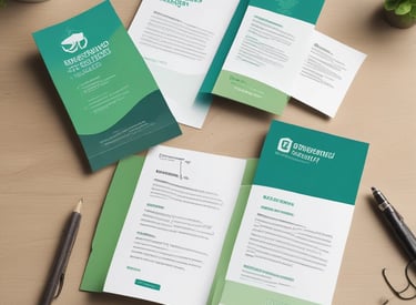 A graduate student presenting a sustainability research project in a modern classroom.