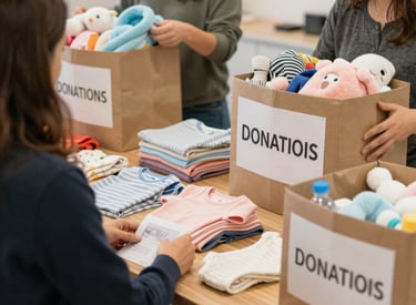 A close-up of hands holding an open book with a glowing light emerging from its pages.