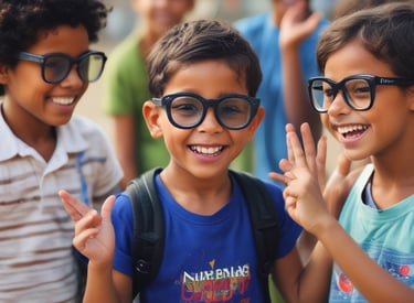 Volunteers planting trees together in a sunny park to improve the environment.