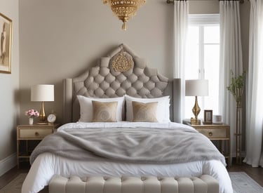 Close-up of a modern website homepage for a tech startup domain.