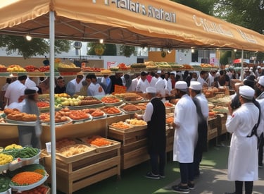 Vibrant cityscape background with a glowing domain name overlay.